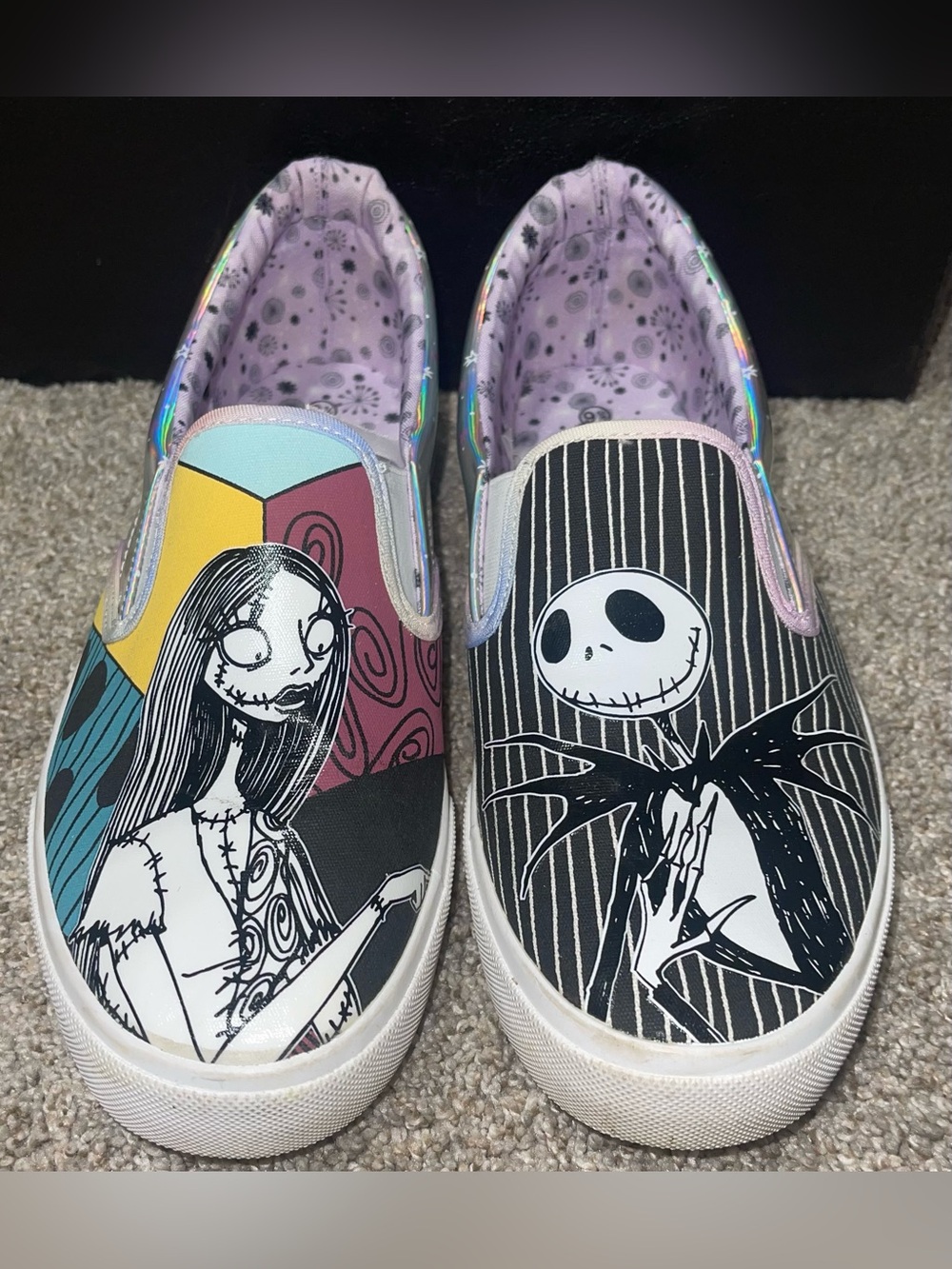 Disney The Nightmare Before Christmas Men’s 9.5 slip on